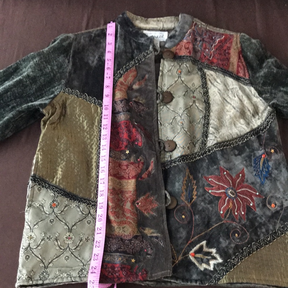 Flashback Jacket Blazer Embellished Embroidered - image 6